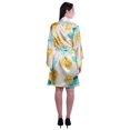 thumbnail image 4 of Moomaya Peignoirs Imprimés pour Femmes à Manches Kimono en Satin Soyeux pour la Préparation, Peignoir de Mariée, Couvre-Maillot, 4 of 7