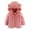Pink, variant on AherBiu Newborn Baby for Girl Boy Hoodies Zip up Fleece Toddler Infants Sweatshirts Fall Winter Casual Flannel Outdoor Jackets