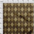 thumbnail image 3 of oneOone Polyester Spandex Dark Olive Green Fabric Check Sewing Craft Projects Fabric Prints By Yard 56 Inch Wide, 3 of 4