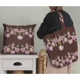 thumbnail image 5 of Soimoi Brown Rayon Crepe Fabric Flowerpecker & Floral Panel Fabric Prints by Yard 46 Inch Wide, 5 of 5