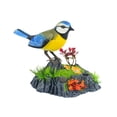 thumbnail image 2 of Jouet Perroquet Activé par la Voix, Oiseau Réaliste Parlant et Mobile avec Capteur Sonore pour Enfants et Amoureux des Animaux, Inclut un Porte-Stylo, 2 of 4