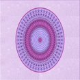 thumbnail image 1 of Ahgly Company Tapis d'Intérieur Lavable à la Machine, Carré, Transitionnel, Violet, Tapis de Zone, 4 Pieds Carré, 1 of 7