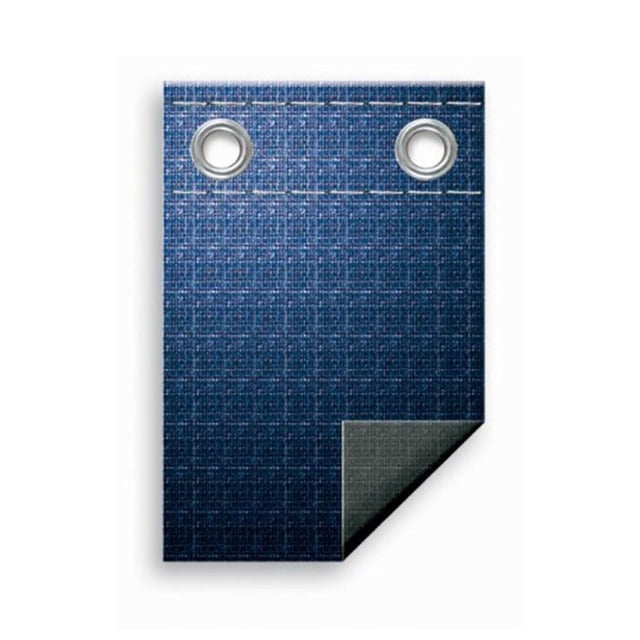 Swimline Couverture de Piscine hors Terre Ronde de 21 Pieds pour l'Hiver en Bleu, Conçue pour les Piscines Rondes de 21 Pieds. Fabriquée en Feuille de Polyéthylène Laminé avec Surpiqûres en Polyéthylène Haute Densité pour la Durabilité et la Résistance à la Traction. Comprend un Chevauchement de 3 Pieds, des Oeillets Métalliques, un Câble et un Cliquet pour une installation Sécurisée. Résistante aux Rayons UV, aux Perforations, aux Déchirures et aux Taches Chimiques. Dimensions : 24 x 24 Pieds.