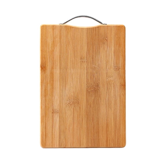 Grande Planche à Découper en Bois Épaissie avec Pieds Antidérapants / Planche à Hacher Polyvalente pour la Cuisine pour Viande, Fruits, Légumes et Fromage / Comprend 1 Pce Plateau de Service avec Poignées
