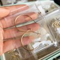 thumbnail image 4 of 100 Pack PVC Clear Jewelry Anti Oxidation Zipper Bag Antitarnish Plastic Bags for Packaging Jewelry Rings Earrings Transparent Poly Pouch (Clear, 3.14×4.72inch), 4 of 8