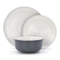 thumbnail image 3 of Assiette à salade Sabatier Trent 7.9 pouces gris foncé, 3 of 7