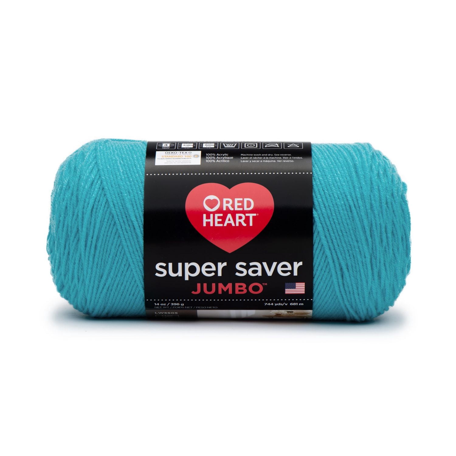 Red Heart® Super Saver® Jumbo Yarn, Acrylic #4 Medium, 14oz/396g, 744 Yards