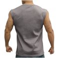 thumbnail image 4 of LOVZFMLL Tank Tops for Men's Tank Solid Color Outdoor Fitness Sports Fine Strip Breathable Tank, 4 of 4