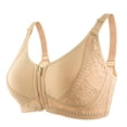 thumbnail image 1 of Birdeem Casual Sexy Front Button Shaping Cup Shoulder Strap Underwire Bra Plus Size Extra-Elastic Wirefree, 1 of 1