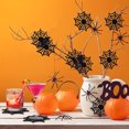 thumbnail image 1 of Todaioua Halloween Bat Spider Web Placemats Happy Halloween Black Gothic Place Mats Non-Slip, Heat Resistant Bat Table Mat for Holiday Party Decorations Kitchen Dining Table, 1 of 7