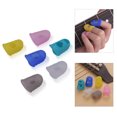 thumbnail image 1 of Eccomum 6pcs Guitar Silicone Finger Fingertip Protectors for Guitar Ukulele Beginners (Random Color Delivery), 1 of 5