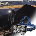 thumbnail image 3 of Lampe Frontale Rechargeable pour le Camping et la Randonnée - Lampe Frontale USB avec Faisceau de 200 m, Étanche, Serre-Tête Ajustable pour le Travail Extérieur et la Course, 3 of 4