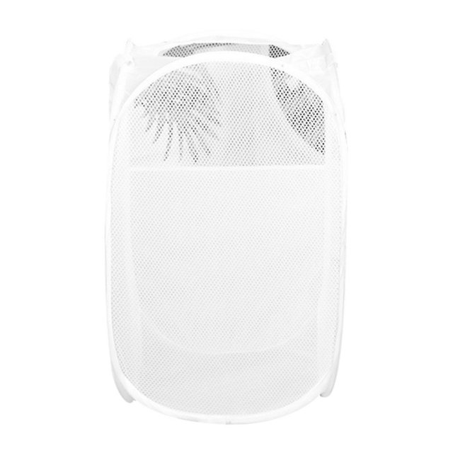 Folding Laundry Basket Pop Up Open Mesh Laundry Dirty Sorting Basket Kids Toys Sundrie Home Storage Box Organizer C