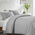 thumbnail image 1 of California Design Den Duvet Cover - 400 Thread Count 100% Cotton, 3 Piece Sateen Weave Bedding Set, Soft Luxury Comforter Cover and Two Pillow Shams, with Button Closure and Corner Ties, 1 of 9