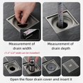 thumbnail image 2 of Drain de Sol de Douche Anti-Reflux Anti-Odeur pour Salle de Bain, 2 of 7