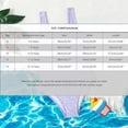 thumbnail image 2 of Girls Swimsuits One Piece Bathing Suits Quick Dry Striped Ruffle Athletic Bathing Suits 11-12 Years, 2 of 5