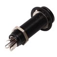 thumbnail image 2 of Electric Guitar Jack, Guitar Output Jack Standard Thread Straight Cylinder Glossy Finish   For Musical Instruments Gold,Black,Silver, Black, 2 of 8