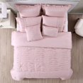 thumbnail image 3 of Antonella Ensemble de Couette Plissée 8 Pcs (Grand, Mauve), 3 of 5