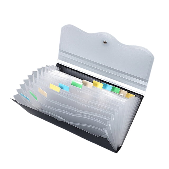 Noehoiugi Expandable B5 Accordion Receipt Folder Document Organizer Case For Bills Files Tax Records Large Capacity