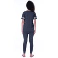 thumbnail image 4 of Moomaya Ensemble de Nuit Uni pour Femmes avec Pyjama en Coton Tenue de Nuit 2 Pcs Chemises de Nuit-ybc, 4 of 7
