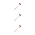 thumbnail image 3 of VONKY Cute Spoon For Tea Essential Teaware - Exquisite And Practical Stainless Steel Spoon Stainless Steel Sugar Spoon For Tea dog paw rose gold 1 3Set, 3 of 6