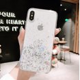 thumbnail image 1 of Clear Bling Glitter Phone Case for iPhone 6/6s Shining Sequin Soft Back Cover Case(Transparent), 1 of 8