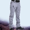 thumbnail image 2 of Pantalon Cargo de Travail Décontracté pour Hommes - Pantalon de Randonnée Léger pour Hommes - Pantalon Long à Jambe Droite pour Homme, Plein Air, Camping, Pêche, avec Multiples Poches, 2 of 6