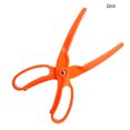 thumbnail image 2 of Xingzhi 2Pcs Fishing Pliers Line Scissors Controller Hook Remover Plastic Multifunctional Tackle Tools Fittings Orange, 2 of 6