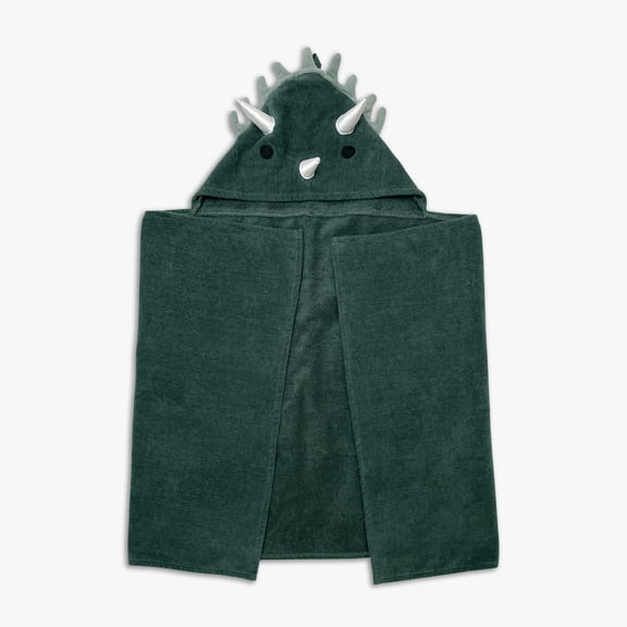 Serviette à capuche pour enfants Mainstays, douce et résistante, 100 % coton, motif dinosaure