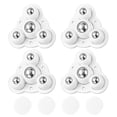 thumbnail image 2 of Universal Wheel Casters for Storage Box | 360° Rotating Mini Stick-On Pulleys | Silent ABS Hardware | Heavy Duty Up to 5kg | Easy Peel & Stick | Set of 4 | Multi-Purpose Furniture Movers, 2 of 5