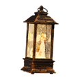 thumbnail image 1 of Lanterne Boule de Neige de Noël Éclairée Statue de Bureau Centre de Table pour Ange, 1 of 7