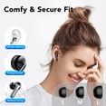 thumbnail image 4 of Wireless Ear Buds 50H Playback LED Power Display Earphones with Wireless Charging Case Headphones IPX7 Waterproof in-Ear Earbuds with Mic Compatible for iPhone Android Black, 4 of 6