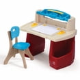 thumbnail image 1 of Step2 Deluxe Art Master Desk, Kids Activity Table & Chair, Arts & Crafts Desk, Made of Durable Plastic, For Toddlers 3+ Years Old, 1 of 7