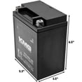 thumbnail image 3 of KMG YTX14AHL-BS Batterie Compatible avec les Modèles de Démarrage Électrique Royal Enfield 350 2000-2003, Scellée, Sans Entretien, Batterie 12V Haute Performance, Remplacement SMF OEM, Moto, ATV, Motoneige, 3 of 3