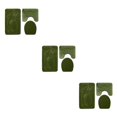 thumbnail image 1 of relayinert 3pack/lot Bathroom Rug Sets Easy To Install Waterproof Anti-slip Multi-functional Comfortable PJ210611-B002 3Set, 1 of 6