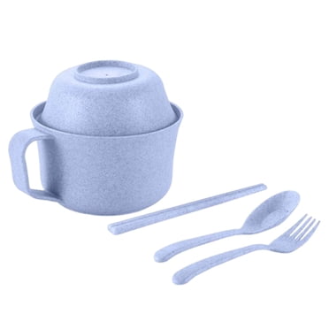 Ramen Bowl Set,Six-Piece Fiber Ramen Bowl Ramen Noodles for College Dorm Room,Ramen Noodle Bowl,Small Safe for Dorm Room,Dorm Room Safe