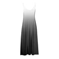 thumbnail image 4 of Tumotour Robes d'Été pour Femmes, Camisole Trapèze Longue et Fluide, Robe Maxi à Col en V Sans Manches à Bretelles Spaghetti, Robe Soleil Évasée à Volants Bohème Imprimée pour Plage, Sorties, Fête, Rendez-Vous, Vacances, 4 of 4