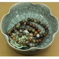 thumbnail image 3 of Angelstones Bracelet Extensible à Perles Rondes 8 mm en Jade Vert Océan Naturel 7 Pouces Unisexe, 3 of 4