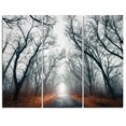 thumbnail image 1 of Design Art Mystic Road in Forest Landscape Photo Canvas Print, 1 of 2