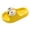Jaune, variante sur Pantoufles pour Tout-Petits, Pantoufles à Semelle Souple pour Filles, Chaussures Confortables d'Intérieur et d'Extérieur, Jolis Motifs de Dessins Animés, Plage Maison, Pantoufles pour Enfants, Blanc, 9-9,5 Ans