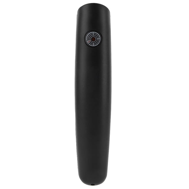 Bite Relief Pens by Cergrey, a black handheld device made of nontoxic ABS material, designed to deliver gentle heat and vibration to soothe itching and irritation. Powered by two AA batteries (not included), it measures approximately 16x3.1x3.1 cm and features a portable design suitable for use in bedrooms, offices, and other spaces.
