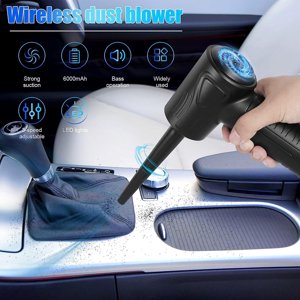 Meitianfacai Nouveau nettoyant à vide portatif sans fil pour voiture de haute puissance pour les ménages Deux nettoyants à vide portable