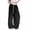Black, variant on AnuYalue Womens Wide Leg Track Pants High Elastic Waist Baggy Casual Drawstring Sweatpants with Pockets Streetwear