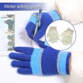 thumbnail image 2 of 1 Pair Kids Gloves Exquisite Keeping-warm Children Gloves Practical Simple Clothes Accessory with Solid Color for Winter Wear White, 2 of 6