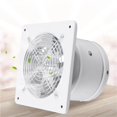 thumbnail image 4 of 4" Ultra Quiet Bathroom Exhaust Fan With Humidity Sensor - Wall/Ceiling Mount Ventilation For Shower & Toilet ,High Power, 4 of 5