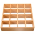 thumbnail image 2 of KAKOWELY Miniature Bookshelf Miniature Wooden Storage Rack Mini House Furniture Mini House Accessory6.5"X6.5"X1.38", 2 of 4