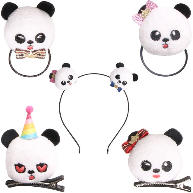 5 Pcs Accessoires pour Cheveux Inclut Attaches Bandeaux Pinces à Cheveux pour Bébés Filles