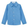 thumbnail image 4 of LSLJS Chemise Habillée Formelle pour Bébé Garçon à Manches Longues, Col à Revers, Chemises Boutonnées, Haut Décontracté, Chemise à Col Rabattu, Vêtements de Mariage et de Fête, Cadeaux pour Enfants, 4 of 7