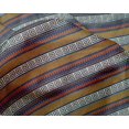 thumbnail image 4 of oneOone Silk Tabby Fabric Chevron & Greek Key Block Print Fabric By Yard 42 Inch Wide, 4 of 4