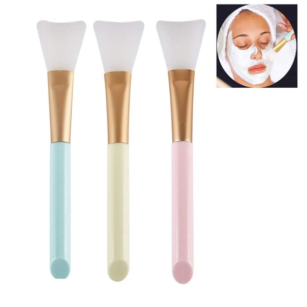 3pcs Facial Mask Brush Face Mud Mask Applicator Brushes Body Lotion Foundation Mixing DIY Tool